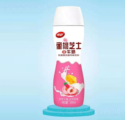 情動蜜桃芝士乳酸菌發(fā)酵風味飲料500ml