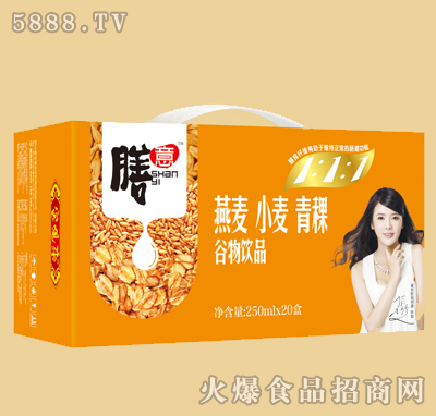 膳意谷物飲品（燕麥、小麥、青稞）250mlX20