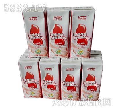 花季果園花生牛奶植物蛋白飲料250ml