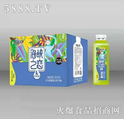 海峽之戀獼猴桃益生菌發(fā)酵復(fù)合果汁飲料480mlx6瓶