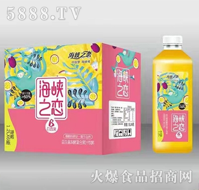 海峽之戀百香果益生菌發(fā)酵復(fù)合果汁飲料1.2Lx6瓶