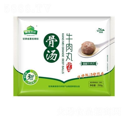 康美農莊麻椒牛肉丸250克