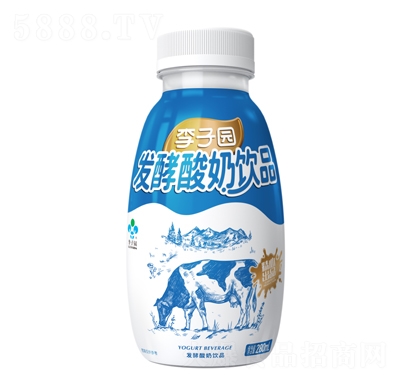 李子園發(fā)酵酸奶飲品夏季冷飲休閑飲料招商280ml