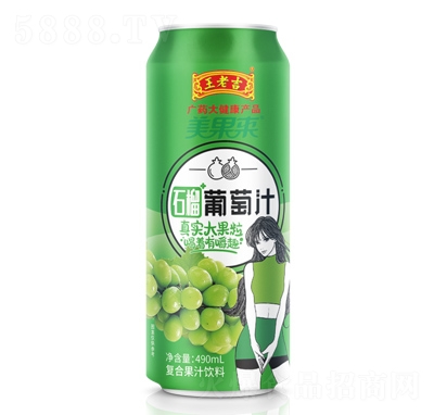 王老吉美果來石榴葡萄汁復(fù)合果汁飲料490ml