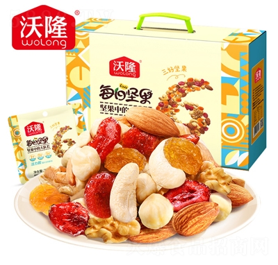 沃隆每日堅(jiān)果750g活力款混合干果仁康零食小吃