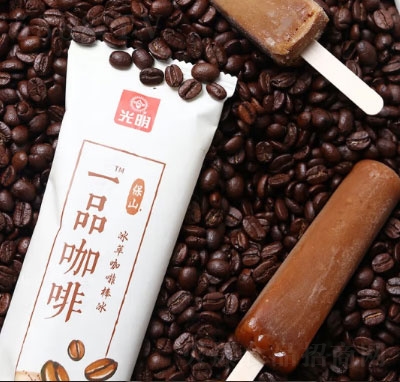 光明一品咖啡冰萃咖啡棒冰網(wǎng)紅冷萃咖啡風味冰咖啡雪糕