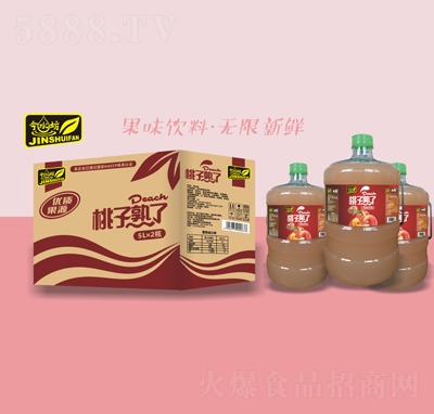 今水坊桃子熟了風味飲料5LX2瓶