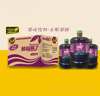 今水坊藍莓熟了風味飲料5LX2瓶