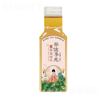 茶佐浮光青梅綠茶風味飲料488ml